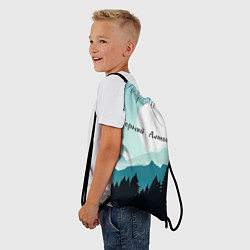 Рюкзак-мешок Горный Алтай пейзаж, цвет: 3D-принт — фото 2