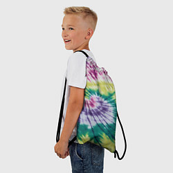 Рюкзак-мешок Тай-дай скруточка, цвет: 3D-принт — фото 2