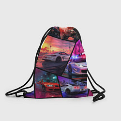 Рюкзак-мешок GTA style cars, цвет: 3D-принт