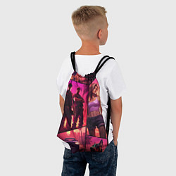 Рюкзак-мешок GTA V style art, цвет: 3D-принт — фото 2