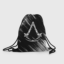 Рюкзак-мешок Assassins creed Mirage - потертости, цвет: 3D-принт