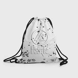 Рюкзак-мешок Linkin park текстура зима рок, цвет: 3D-принт