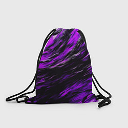 Рюкзак-мешок Чёрная и розовая буря, цвет: 3D-принт
