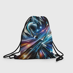 Рюкзак-мешок Космос - футуризм, цвет: 3D-принт