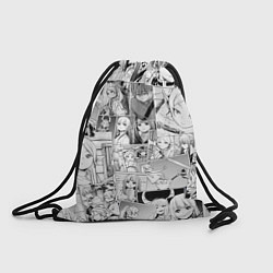 Рюкзак-мешок Провожающая в последний путь Фрирен узор, цвет: 3D-принт