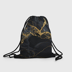 Рюкзак-мешок Золотой путь на черном граните, цвет: 3D-принт