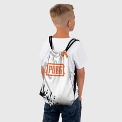 Рюкзак-мешок PUBG краски гранж, цвет: 3D-принт — фото 2
