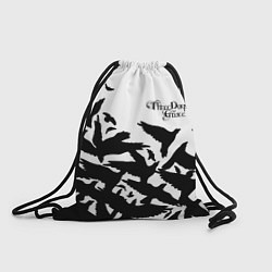 Рюкзак-мешок Three Days Grace вороны бенд, цвет: 3D-принт