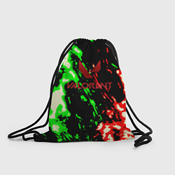 Рюкзак-мешок Valorant flame fire, цвет: 3D-принт