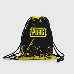 Рюкзак-мешок Пабг жёлтые краски геймер, цвет: 3D-принт