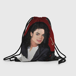 Рюкзак-мешок Michael Jackson с пантерой и автографом, цвет: 3D-принт