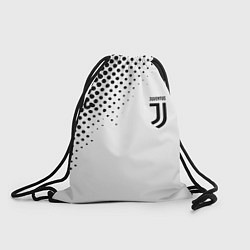 Рюкзак-мешок Juventus sport black geometry, цвет: 3D-принт