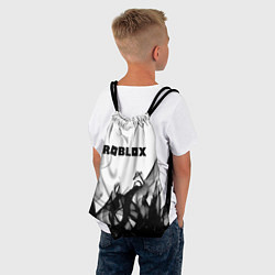 Рюкзак-мешок Roblox flame текстура, цвет: 3D-принт — фото 2