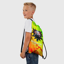 Рюкзак-мешок Ведьмак шторм стиль охотник, цвет: 3D-принт — фото 2
