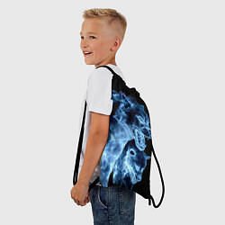 Рюкзак-мешок Волки призраки, цвет: 3D-принт — фото 2