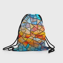 Рюкзак-мешок Яркий витраж, цвет: 3D-принт