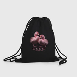 Рюкзак-мешок Два маленьких гуся: Gussi ga-ga-ga, цвет: 3D-принт