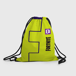 Рюкзак-мешок Fortnite logo yellow game, цвет: 3D-принт