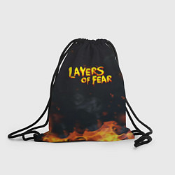 Рюкзак-мешок Layers of Fear огненный стиль хоррор, цвет: 3D-принт
