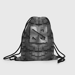 Рюкзак-мешок Dota - metal texture, цвет: 3D-принт