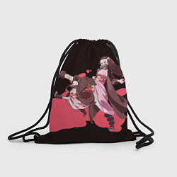 Рюкзак-мешок Нэдзуко ярость, цвет: 3D-принт