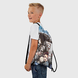 Рюкзак-мешок Персонажи- Клинок, рассекающий демонов, цвет: 3D-принт — фото 2