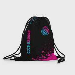 Рюкзак-мешок Club Brugge - neon gradient вертикально, цвет: 3D-принт