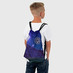 Рюкзак-мешок Leicester City ночное поле, цвет: 3D-принт — фото 2