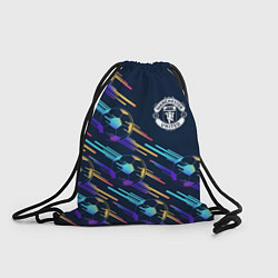 Рюкзак-мешок Manchester United градиентные мячи, цвет: 3D-принт