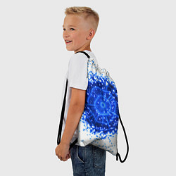 Рюкзак-мешок Поврежденный цифровой скин - дыра, цвет: 3D-принт — фото 2