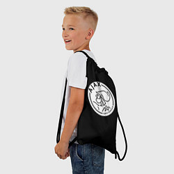 Рюкзак-мешок Ajax fc белое лого, цвет: 3D-принт — фото 2