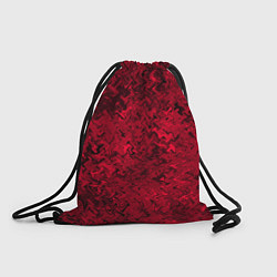 Рюкзак-мешок Абстрактная текстура тёмно-красный, цвет: 3D-принт