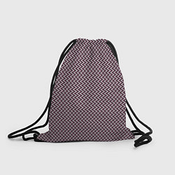 Рюкзак-мешок Треугольные полосы пыльно-розовый, цвет: 3D-принт