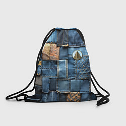 Рюкзак-мешок Значок архитектора на джинсах, цвет: 3D-принт