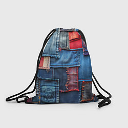Рюкзак-мешок Джинсовая форма электрика, цвет: 3D-принт