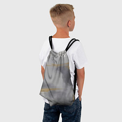 Рюкзак-мешок Серо золотая абстракция, цвет: 3D-принт — фото 2