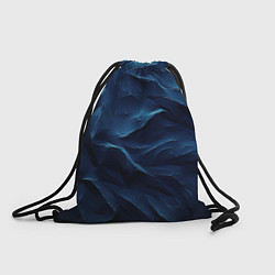 Рюкзак-мешок Синие глубокие абстрактные волны, цвет: 3D-принт