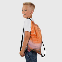Рюкзак-мешок Мраморный паттерн, цвет: 3D-принт — фото 2