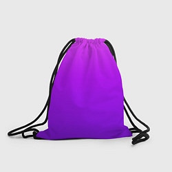 Рюкзак-мешок Яркий розовый сиреневый градиент, цвет: 3D-принт