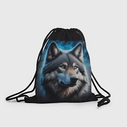 Рюкзак-мешок Красивый портрет волка, цвет: 3D-принт