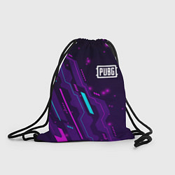 Рюкзак-мешок PUBG neon gaming, цвет: 3D-принт