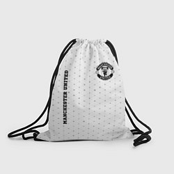 Рюкзак-мешок Manchester United sport на светлом фоне вертикальн, цвет: 3D-принт