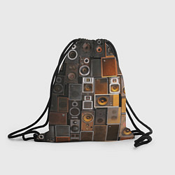 Рюкзак-мешок Винтажные колонки, цвет: 3D-принт