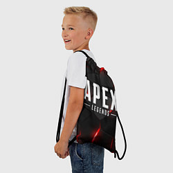 Рюкзак-мешок Апекс легенд - красный неон, цвет: 3D-принт — фото 2
