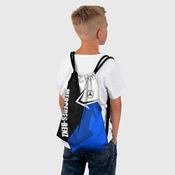 Рюкзак-мешок Мерседес - синяя униформа, цвет: 3D-принт — фото 2