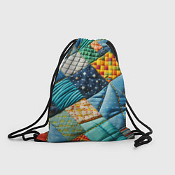 Рюкзак-мешок Лоскутное одеяло - пэчворк, цвет: 3D-принт