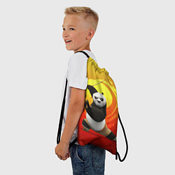 Рюкзак-мешок Мастер По - Кунг-фу панда, цвет: 3D-принт — фото 2