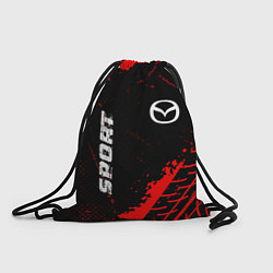 Рюкзак-мешок Mazda red sport tires, цвет: 3D-принт