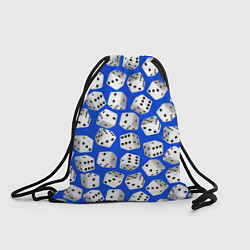Рюкзак-мешок Игральные кубики узор, цвет: 3D-принт