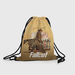 Рюкзак-мешок Фаллаут - Гуль, цвет: 3D-принт